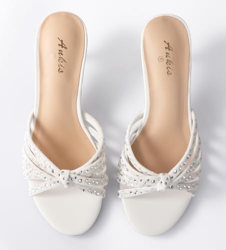 75% Off Ankis Women's Strappy Kitten Heel Sandals