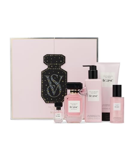 Victoria's Secret Tease Ultimate Fragrance 5 Piece Gift Set: Eau de Parfum, Mist, Lotion & Wash