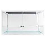 【Sólido y duradero】: el dormitorio Hamster está hecho de vidrio transparente + metal, duradero y ecológico. ¡La jaula de hámster premium está diseñada para mantener a su hámster seguro y evitar que se escape! protegerte a ti y a tu pequeña mascota a salvo.