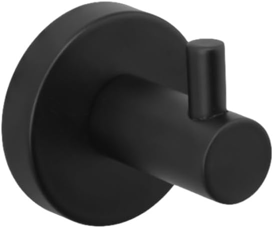 Stainless Steel Towel Robe Coat Hat Door Hanger Wall Mount Robe Hook Cloths Hooks Black Chrome Brushed Gold Nickel Rose Gold,Matte Black