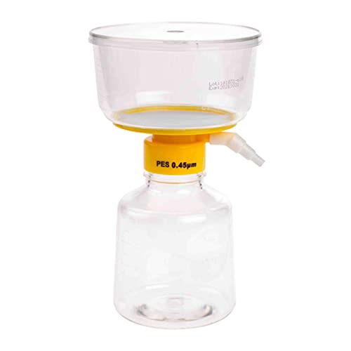 Image of Celltreat 229703 Polyethersulfone Filter System, Sterile, 500mL Volume, 0.45m Pore Size, 75mm Diameter (Case of 12)