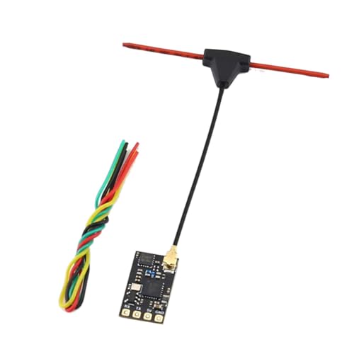 Wisboey Receptor FPV ELRS 2.4GHZ CóDigo Abierto Modelo RC Alcance Nano 2400RX RecepcióN de Aeronaves de Alcance de ala Fija