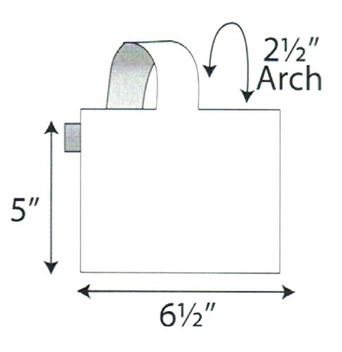 Print-Ready Rectangle Shelf Dangler (5