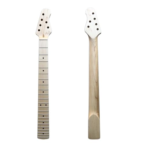 Manche de guitare 22 frettes en érable inachevé style 648 diapason 25.5 pouces