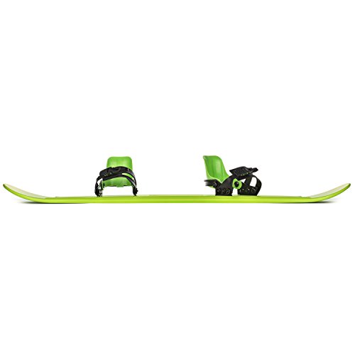 Lucky Bums Kids Beginner Plastic Snowboard, 95cm, Green - Thumbnail 2