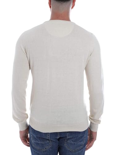 Pull homme beige Yes-zee H100 en maille fine de qualité