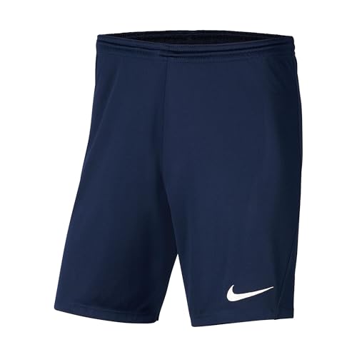 Nike Y Nk Dry Park III Short NB K Sport Shorts, Unisex niños, Midnight Navy/White, S