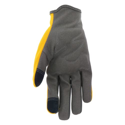 Mud Everyday Women's Synthetic Leather Palm Garden Gloves, Touchscreen Capable, Abrasion Resistant, Hook And Loop Closure, Mint Blue, Medium/Large (Md51001S-Wml) #TOP3