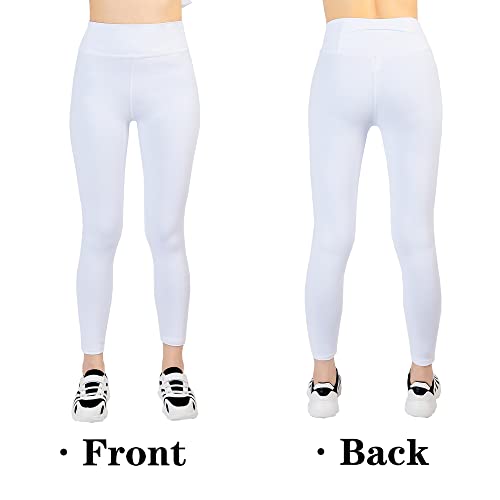 Kiderence Toddler Girls Athletic Leggings Kids Yoga Pants with Pocket3