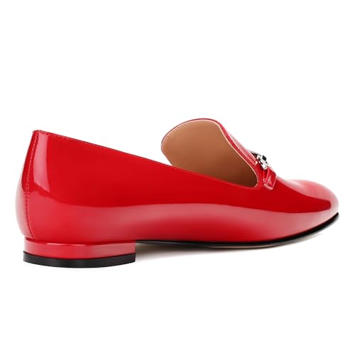 Image of Women's Loafers, Slip On Round Toe Comfortable Flats for Women Dressy and Work, Womens Business Casual Shoes