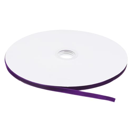 QUARKZMAN Nastro di Velluto 0,6cm x 22m Bobina a Faccia