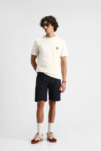 Image of SNITCH Men Casual Shorts | Regular Fit Mid Rise Solid Design | Lightweight 100% Nylon with Smooth Texture & Utility Pockets for Summer & Casual Wear