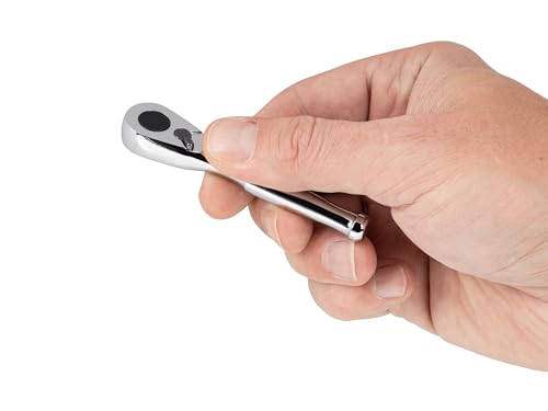 Clé à cliquet 1/4" x 3" TEKTON pour visser dans les espaces étroits