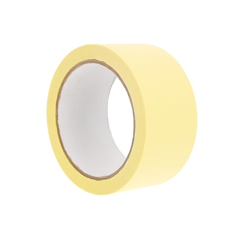 Scley Abdeckband, Kreppband Breite 48mm, Länge 33m, 3 Stück Malerband, Malerkrepp gelb, Klebeband für Malerarbeiten Serie *545*, A0303-450148