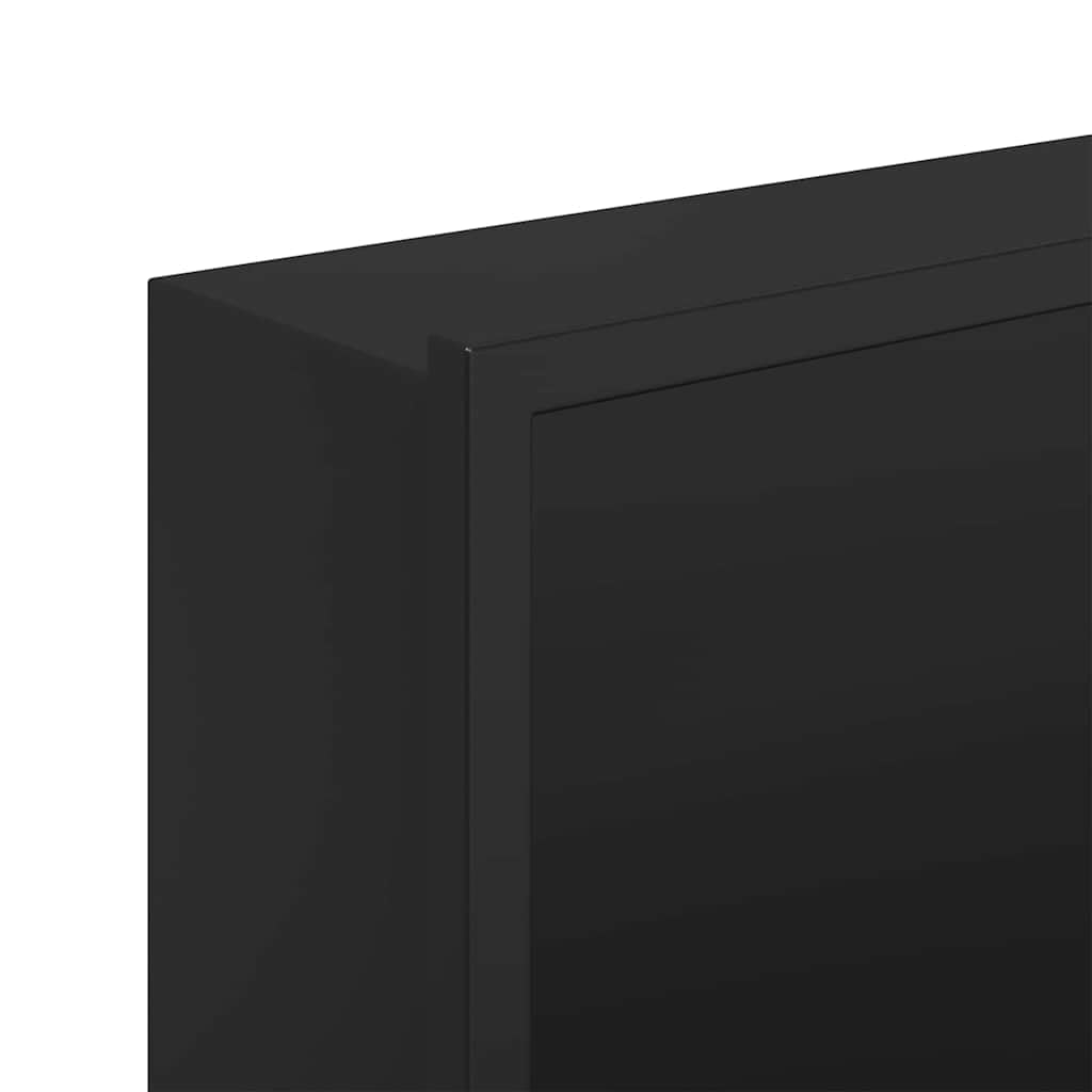 Nicchia doccia nera in acciaio inox, 92 x 32 x 10 cm, con molto spazio per il bagno, resistente alla corrosione, facile installazione, versatile per doccia, cabina doccia, vasca da bagno
