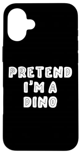 私がディノ面白いハロウィーンのふりをしてください スマホケース iPhone 16 Plus 用