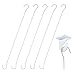 Pack of 50 - 12" Long Metal Double C Display Hook Hang Wire, Ceiling Hook, Ceiling Sign & Banners Holder, Ceiling Item Hangers, Hook Opening 5/8"