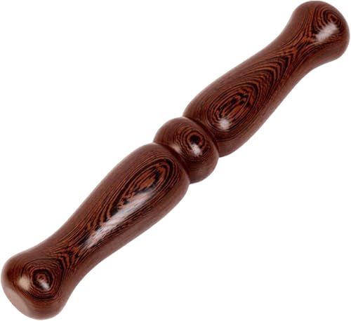 Zdaqian 太極拳棒 短い太極拳の定規 肩たたき棒 鍛錬棒 マッサージ棒 ツボ押し棒 武者修行用の棒です 中国の伝統的な太極拳の棒 太極拳ルーラー ソリッドウッド 伝統 カンフーフィットネス機器 太極拳 気功 少林寺 詠春拳 武道 無垢材のフィットネス