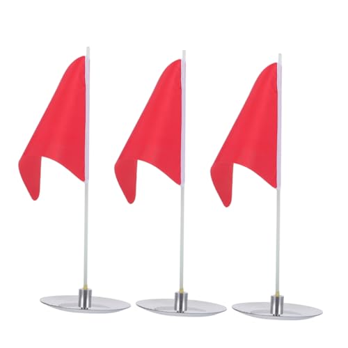 Abaodam 3 Set Golf Flagstick Cup Set Indoor/Outdoor Practice Golf for Putting Target