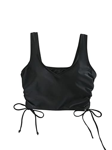 GORGLITTER Damen Bikinioberteil Bügellos Bikinis U Ausschnitt Bikini...