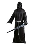 nazgul kostüm original Tunika, mit Kapuze, Gürtel, Größe: Einheitsgröße