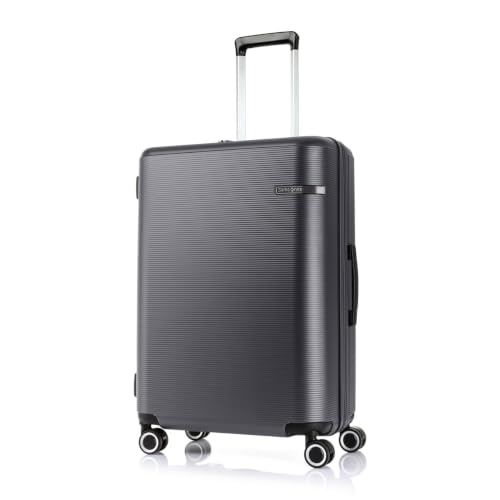Image of Samsonite Trolley Bag Suitcase for Travel | STAREN 67 Cms Polycarbonate Hardsided Medium Check-in Luggage Trolley Bag, Graphite