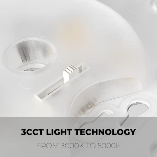 Myth Realm 13" Led Ceiling Light Fixture With Black And Gold Low Profile Design, Dimmable 3000/4000/5000K Close To Ceiling Lighting Fixture For Bedroom, Living Room, And Bathroom. #TOP4