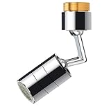 【Einfach zu installieren】 Es sind keine Werkzeuge erforderlich, stellen Sie einfach sicher, dass Ihr Wasserhahn zu den Produktabmessungen passt und bereit für den Einsatz ist, dann setzen Sie den Duschkopf in den Wasserhahn und ziehen Sie den Halter im Uhrzeigersinn fest, um die Installation abzuschließen. Praktisch und flexibel. Größe: 3,34 × 1,61 × 1,10 Zoll, Wassereinlass ist 2,2 cm, geeignet für 99% aller Arten von Wasserhähnen.