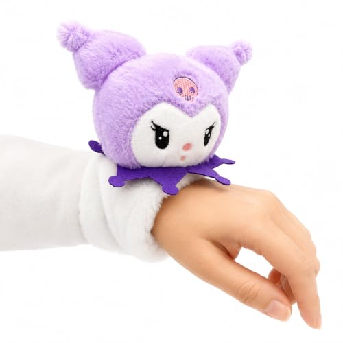 Image of Cute Animal Fur Plush Slap Wristband for Kids -Soft Toy Bracelet, Adjustable Snap Band for Boys & Girls