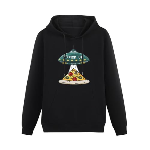 Pizza Pick Up Unisex Casual Hoodies Long Sleeve Lightweight Pullover Tops Loose Sweatshirt with Pocket3