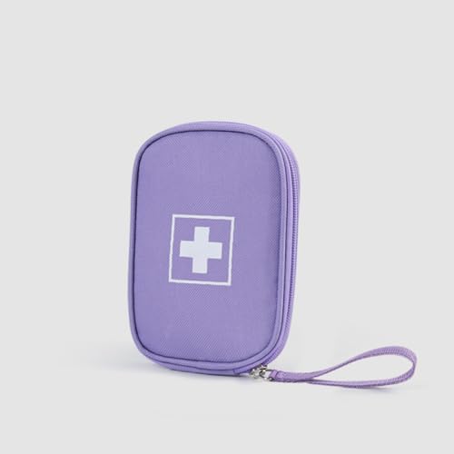 Image of First Aid Bag - Travel Medicine Bag Organizer - Empty Medical Supplies Organizer Bag Portable Travel Medicine Pouch for Home Office Kitchen Traveling Hiking Cycling Work