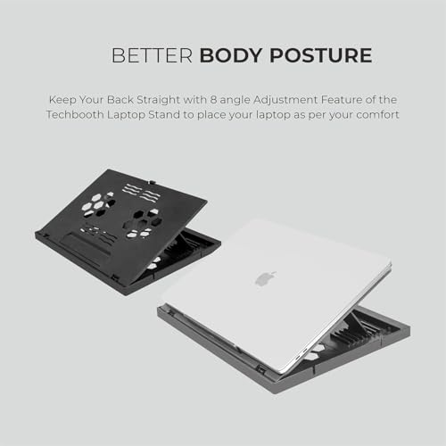 JD FRESH Adjustable Multi-Angle Portable Laptop Stand for Desk with Mobile with Detachable Mouse pad, Laptop raisers Computer Accessories Laptop Holder for Desk 8 31rYoGRLqHL