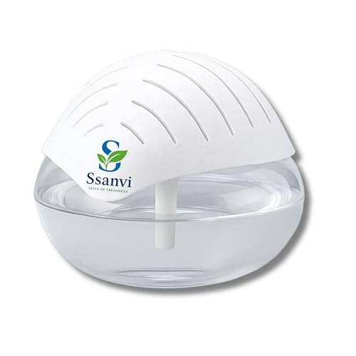 Ssanvi Hygiene Portable Room Air Purifier And Humidifier Revitalizer (24 X 24 X 21 Cm)- 750 Ml (White, 750 ml)