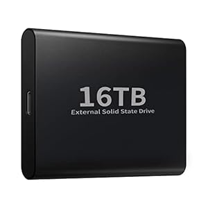 WIOTA 16TB External Hard Drive, Portable Hard Drive 16TB – Ultra High-Speed SSD External Hard Drive with Reading Speeds…