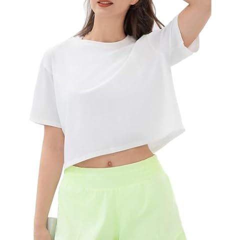 Angel Season Cropped Athletic Workout Top Cover