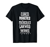 Spanish Week Lunes Martes Miercoles Jueves Viernes