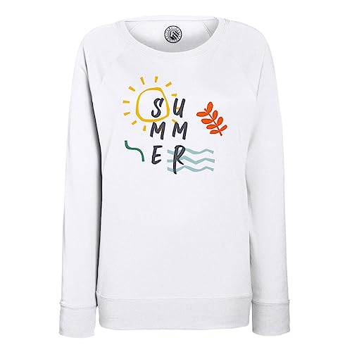 Sweatshirt Femme Plage Vacances pull léger été motif mer pour look décontracté