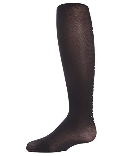 MeMoi Diamonds on Down Jeweled Girls Opaque Tights3