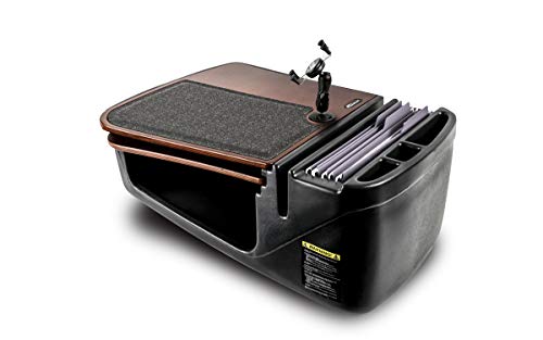 One-Day Sale: Up to 40% Off AutoExec AUE10053 GripMaster Car Desk Mahogany Finish with Phone Mount