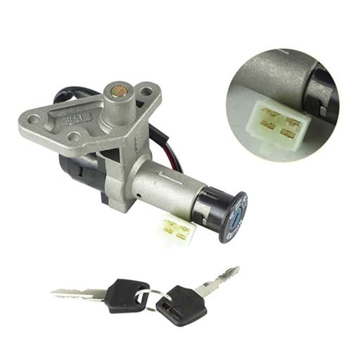 Interruptor de bloqueo de ignición y llaves para moto 150 R5R9 4