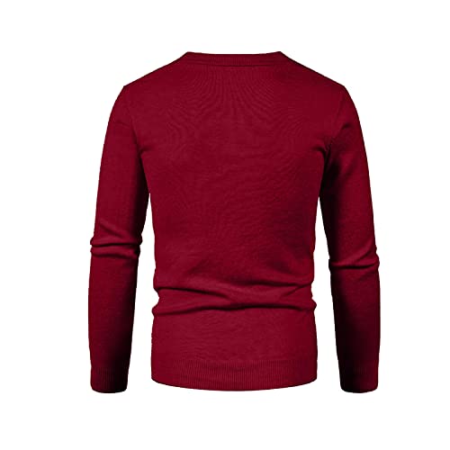 Mens V Neck Cardigan Sweater Casual Slim Fit Soft Cardigans Top Casual Stylish Button Sweaters Warm Winter Jumper2