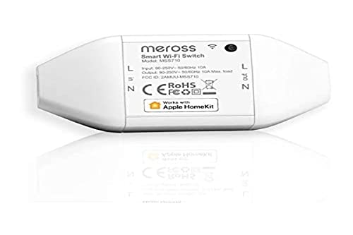 Interruptor Universal Inteligente con Wi-Fi, con Control Remoto Meross App. Compatible con Apple HomeKit Siri, Alexa, Google Assistant y SmartThings. Modelo MSS710HK Cover