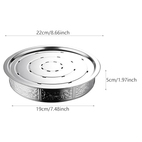 Evita manchas al servir con la bandeja de té con desagüe de 22cm 4