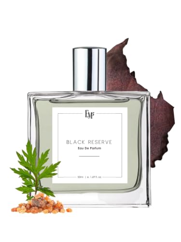 Image of EM5 Black Reserve Perfume for Men | Amber Woody Smoky Accords | Daily Strong and Long-Lasting Fragrance | Eau De Parfum Spray | Luxury Gift for Him | 50ml