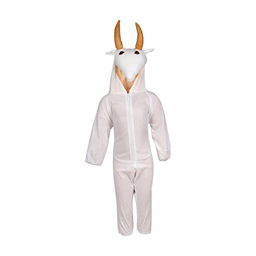 Image of Raj Costume Animal Fancy Dress Costume for Boys & Girls | Hooded Full Body Wildlife Zoo Animal Jumpsuit | Soft Costume for School Function, Fancy Dress, Halloween, Birthday, Cosplay & Role Play