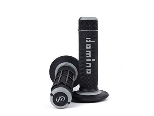 DOMINO A02041C7170 Poignée en Caoutchouc pour Moto Tout-Terrain Droite Diamètre 22 mm Longueur 118 mm Noir