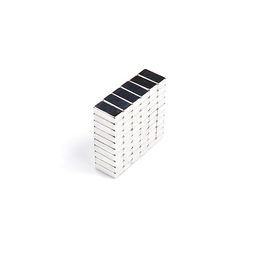 Image of 60Pack Rectangular Magnets - Bar, Square, Mini, Tiny & Small Magnets for Crafts & Collar Stays