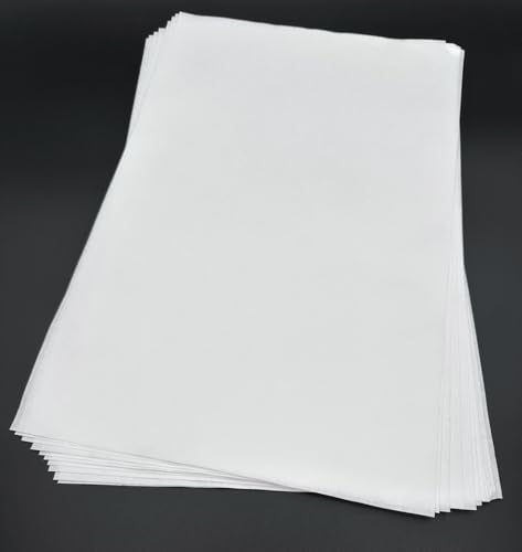 Hydro Entangled Conservation Sheets - Binder Free Nonwoven for Paper & Book Conservation Cellulose/Polyester (55/45) 68gsm 1117 (Pack of 10)