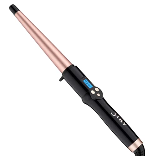 Ferro arricciacapelli conico in ceramica, 9-19 mm, piccolo ferro arricciacapelli