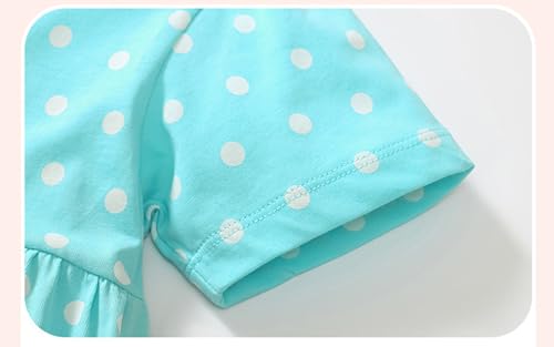 Toddler Girls Short Sleeve Cotton Dress Casual Summer Clothes Swing Sundress4